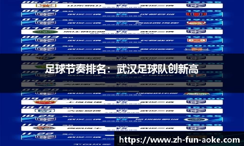 足球节奏排名：武汉足球队创新高